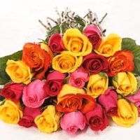 36 Mixed Blossoms Roses